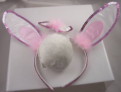 Bunny Rabbit Cute to add to costume Halloween Playboy mardigras Easter