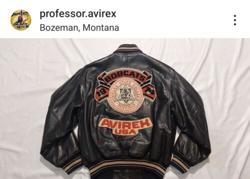 Rare 90s Avirex USA Bozeman Bobcats Sz S | eBay Rare 90s Avirex USA Bozeman Bobcats Sz S | eBay