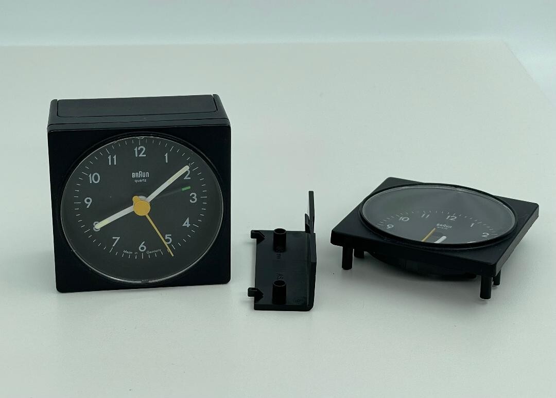 Vintage BRAUN 4746 AB1 Analog Alarm Clock and Spare Parts