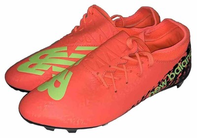 New Balance Mens SZ 10.5 Furon v7 Dispatch FG Soccer Cleats Orange/Black SF3FDF7