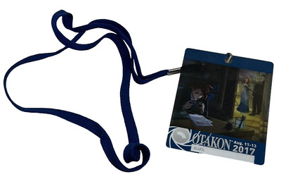 Otakon Anime 2017 Con Pass on Lanyard