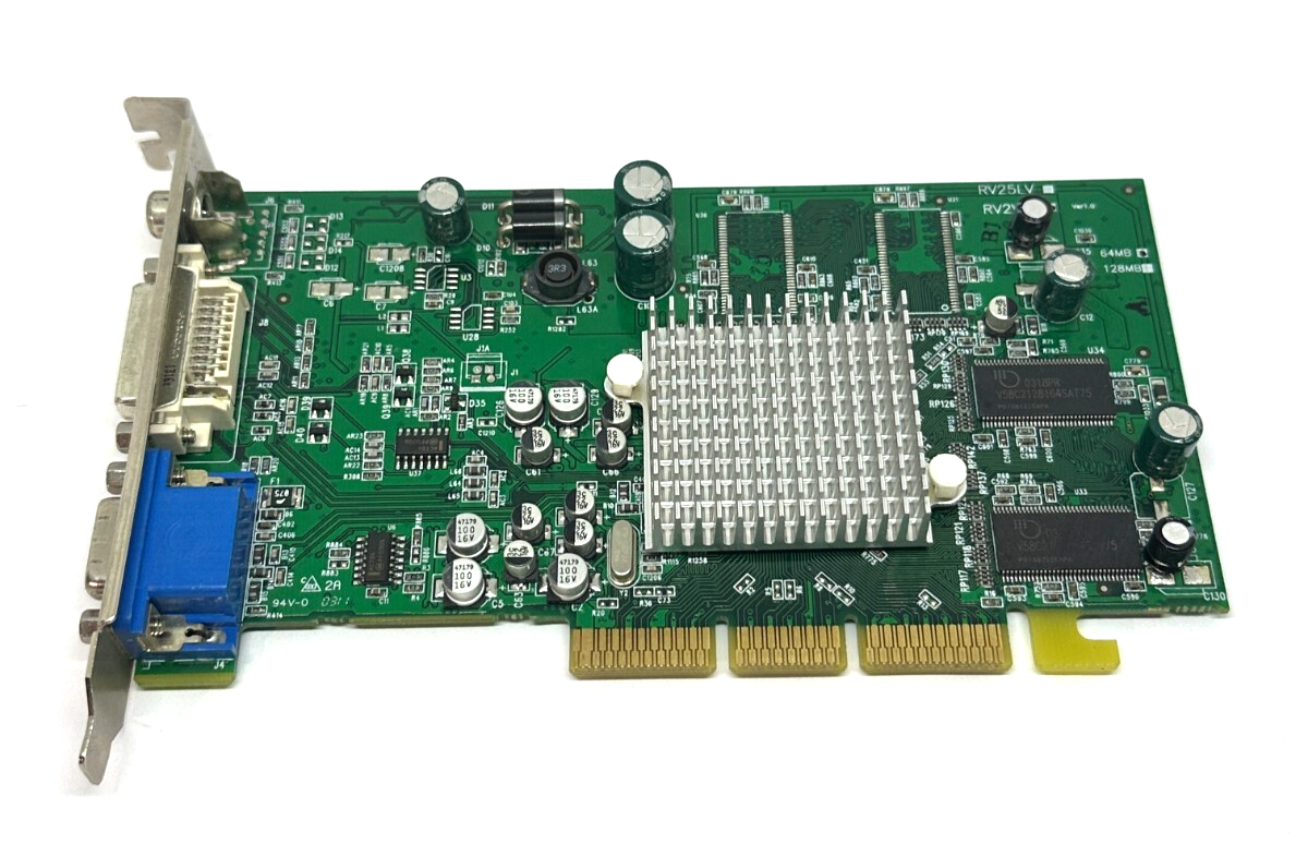 PowerColor Radeon 7500 64MB RV2VE-B3L AGP PC Graphics Card