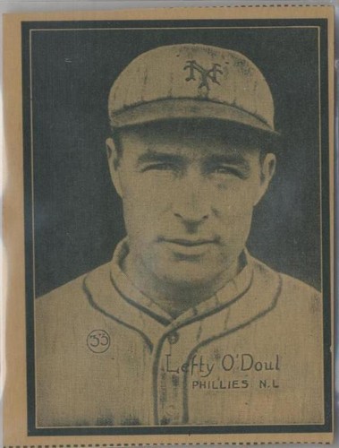 1931 W517 baseball #39 Lefty Grove Philadelphia Athletics VG