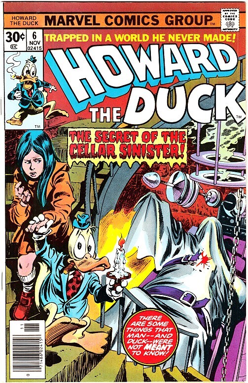 HOWARD THE DUCK #6 VF/NM Signed 2X Steve Gerber/Steve
