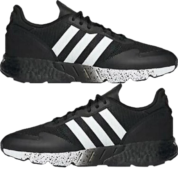 靴 adidas Originals London ADIDAS ORIGINALS ZX 1K BOOST BLACK H01496 MEN'S RUNNING
