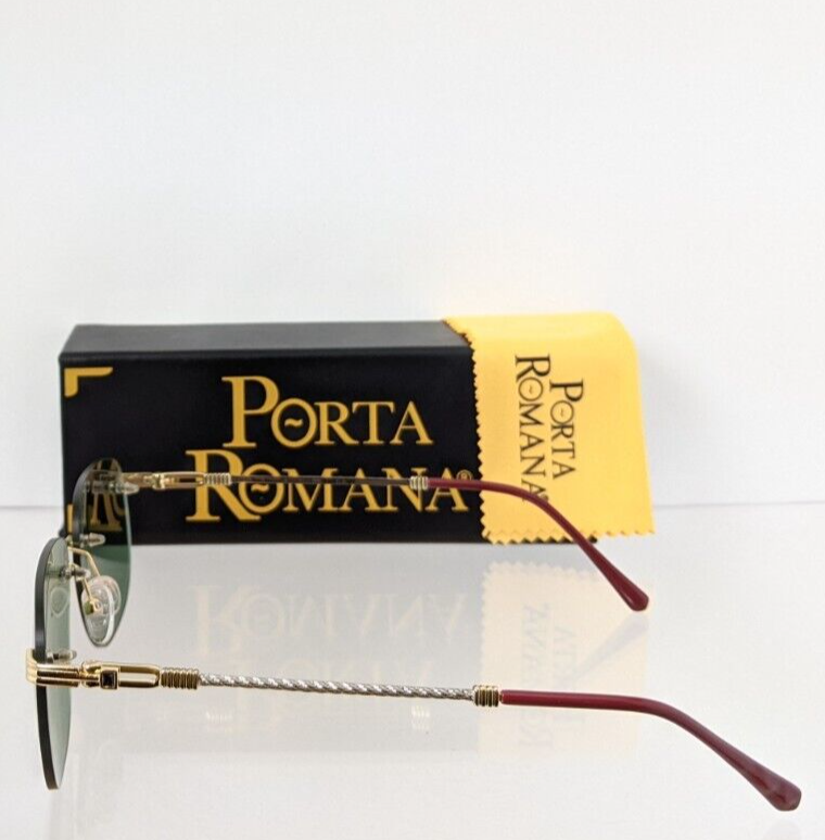 Pre-owned Porta Romana Authentic  Sunglasses Mod. 1009 Col. 100w Vintage Frame In Green