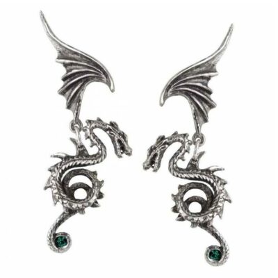 Alchemy Gothic Bestia Regalis Earrings-Pair   Local Stock   Gothic