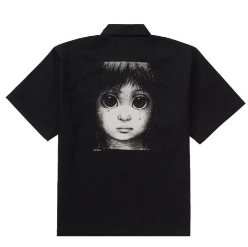 Supreme Margaret Keane Teardrop S/S Work Shirt Black SS24 Size XL NEW IN HAND Supreme Margaret Keane Teardrop S/S Work Shirt Black SS24 Size XL NEW IN HAND