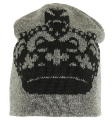 

НОВАЯ ШАПКА-ШАПКА DOLCE - GABBANA LUXURY GRAY ИЗ 100% ШЕРСТИ CROWN  UNISEX, Серый