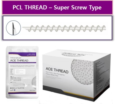 ACE PCL Threads Lift /FACE & BODY/ Made in Korea - Super Screw / Sharp (30pcs)