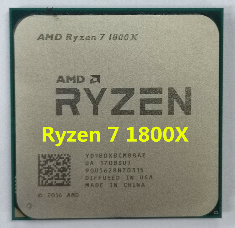 PCパーツ Ryzen 7 1800X BOX AM4 Used - Like New: AMD Ryzen 7 1st Gen - RYZEN 7 1800X Summit