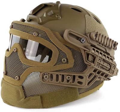 Download Goggles Masks Full Face Airsoft Mask PSD Mockup Templates