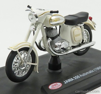 ABREX 118M-002E SCALA 1/18 JAWA 350 AUTOMATIC 1966 WHITE MODEL