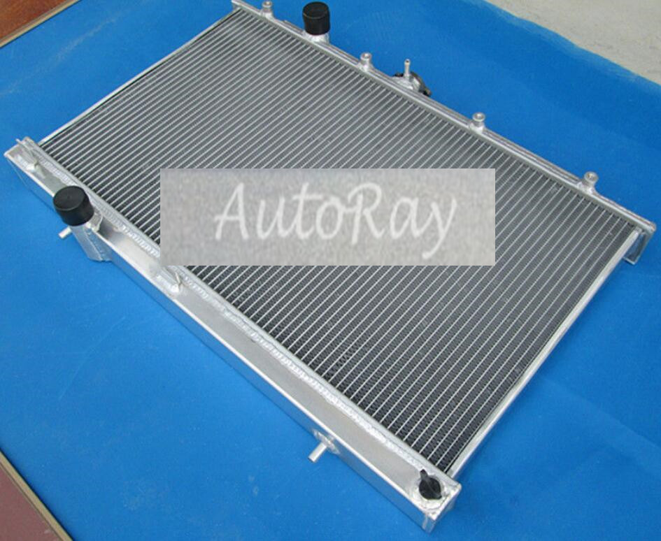 Aluminum Radiator for Mitsubishi Lancer EVO 4 5 6 IV V VI Manual CP9A/CN9A 96-01