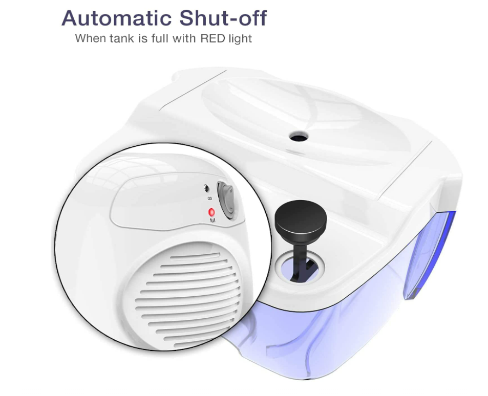 Deshumidificador De Humedad Para Basement Small Bedroom Casa 500ml 225 sq ft New