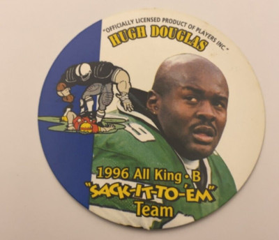 1996 King B 'Sack It To 'Em' (#12 of 24) - Hugh Douglas - NY Jets