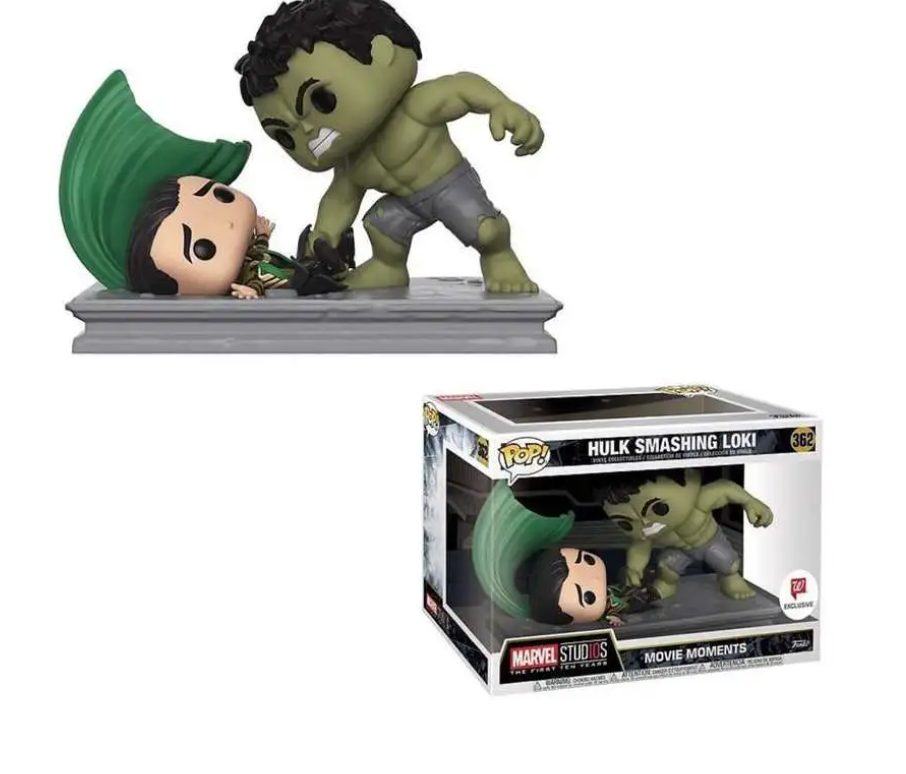 funko pop marvel マーベル　ロキ　ハルク　フィギュア Funko Pop! Moments: Marvel - Hulk Smashing Loki - Walgreens