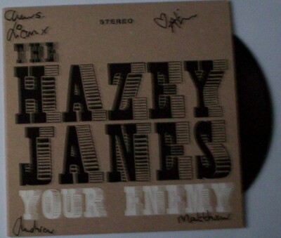 Hazey Janes - Your Enemy / Silly Games -  7'' Single  SIGNED MINT