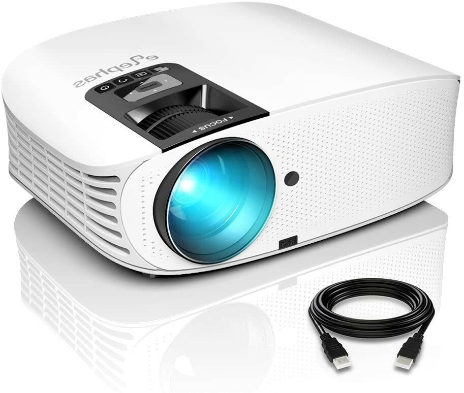 Beamer, ELEPHAS [Upgrade Version] 1080P Full HD 5000 Lumen 200
