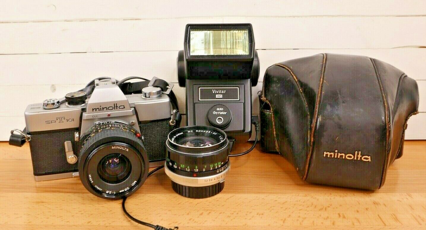 Minolta　SRT101 + MC Rokkor-PF 1:1.7 55ｍｍ Minolta MC Rokkor PF 55mm 1:1.7 tests and review - Lens QA Works