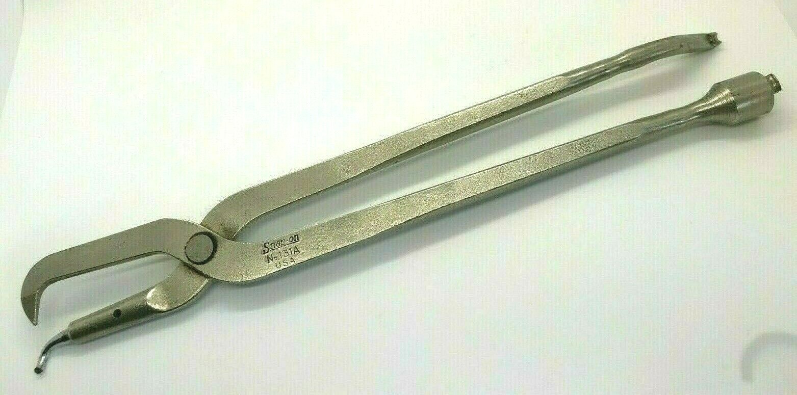Vtg Snap On Tools Brake Drum Spring Tool Pliers Multitool Bendix