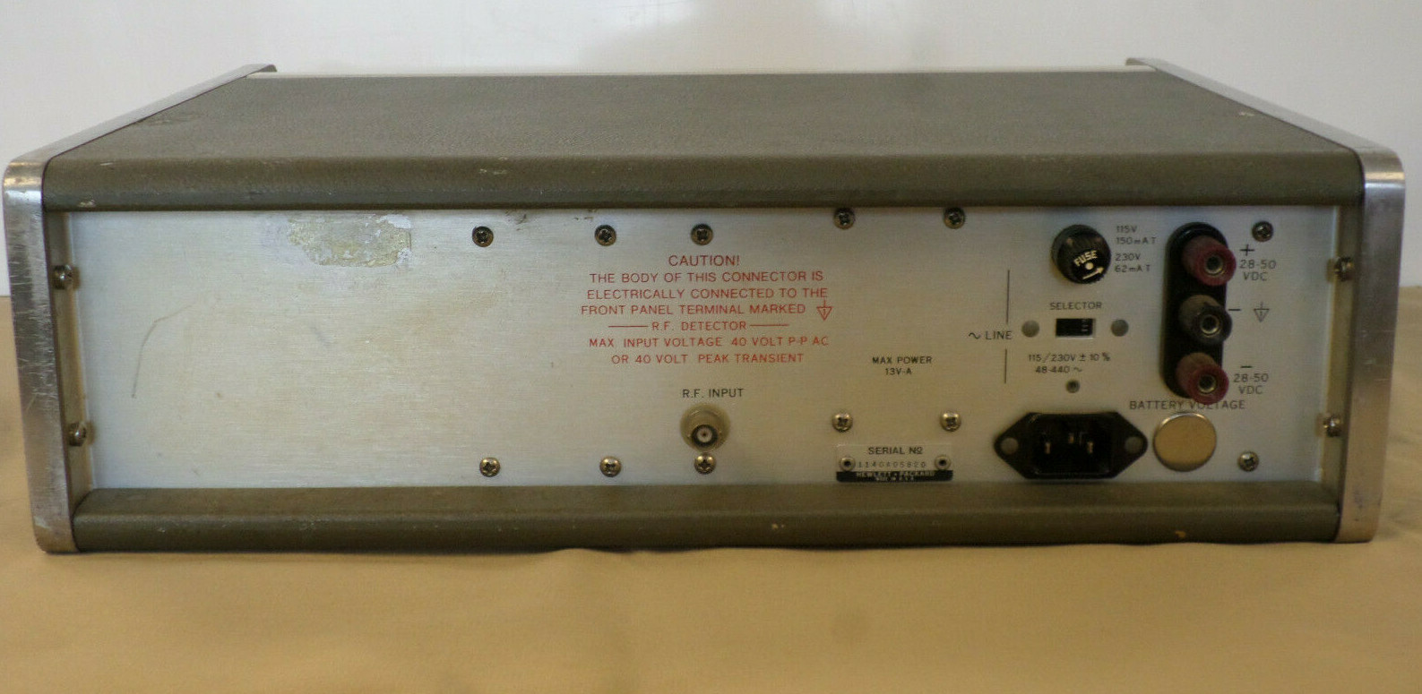 HP Agilent 334A Distortion Analyzer, 5 Hz to 600 kHz with AM demod up to 65 MHz