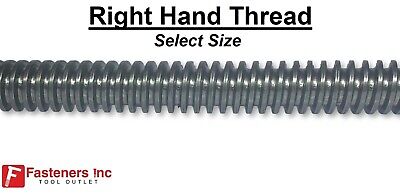 Acme Threaded Rod Right Hand RH  Plain Steel CNC LC (Choose Size)
