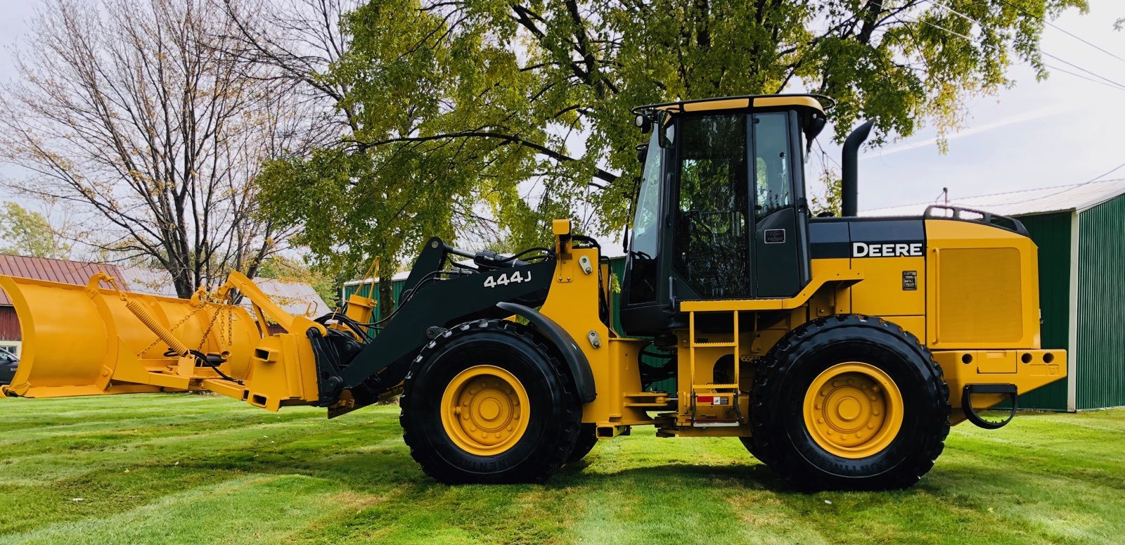 **Price Reduced** John Deere 444J Wheel Loader w/ Plow, Wing and Bucket