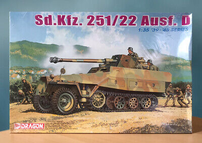 SEALED Dragon 1/35 Sd.Kfz.251/22 Ausf.D w/7.5cm PaK 40 Model 6248 Free Shipping