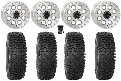 System 3 SB-7 15'' Wheels Machined (6+1) 32'' RC500S Sticky Tires Can-Am Defender