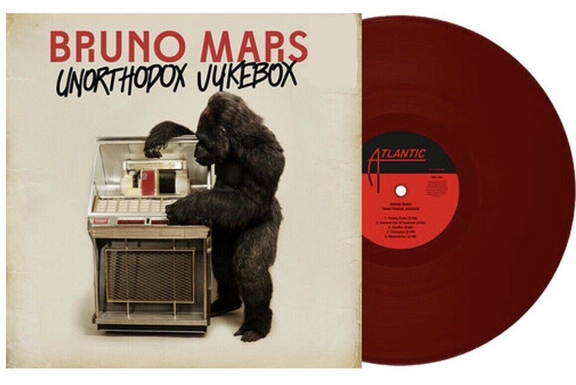 その他 ! Bruno Mars! Bruno Mars Doo-Wops & Hooligans (Yellow w/ Black Splatter