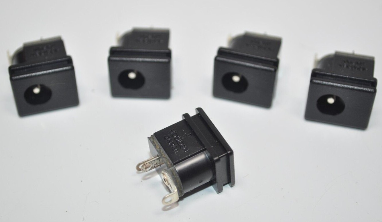 x5 Hosiden HEC0749-01-010 DC Power Plug Jacks 2mm Fits Some x5 Hosiden HEC0749-01-010 DC Power Plug Jacks 2mm Fits Some