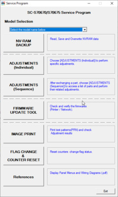 Service Program for Epson SureColor SC-S70600,SCS70675 (Service MAnual Free)