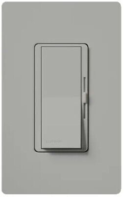 Lutron DVLV-103P-GR LIGHTING DIMMER, single pole or 3 way, best LED switch gray