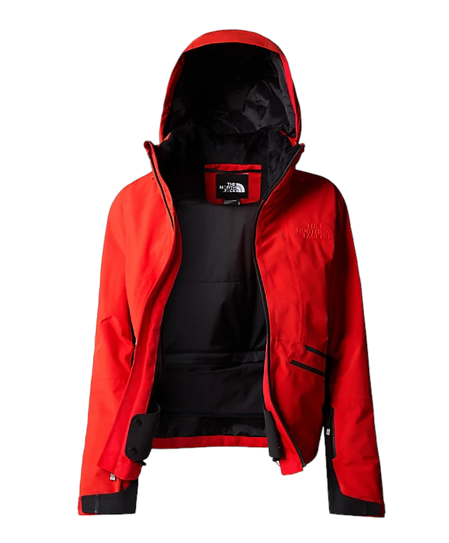 Pre-owned The North Face Women's  Red Inclination Insulated Waterproof Ski Jacket $500