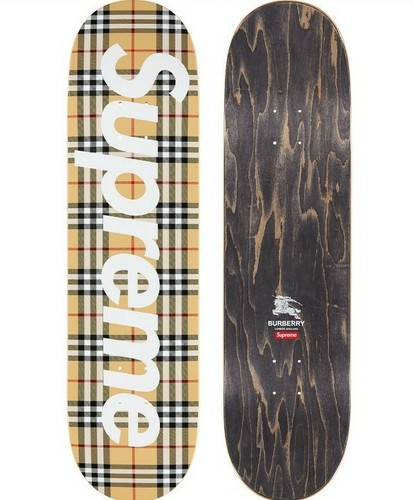 Supreme - supreme deck burberry デッキ UNUSED SUPREME collaboration Burberry Skateboard Beige deck