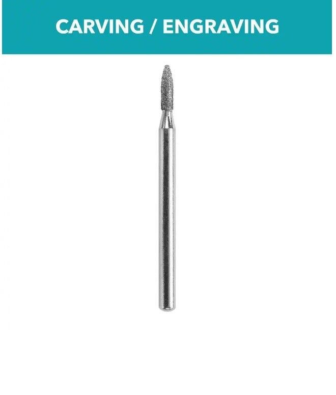 Dremel 3/32 in. Rotary Accessory Diamond Wheel Taper Point for Wood, Ceramic,