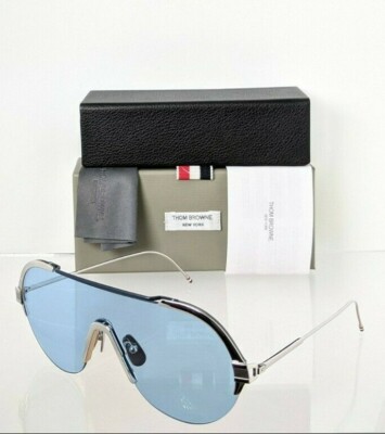 Pre-owned Dita Brand Authentic Thom Browne Sunglasses Tbs 811-144-02 Silver Tbs811 In Blue