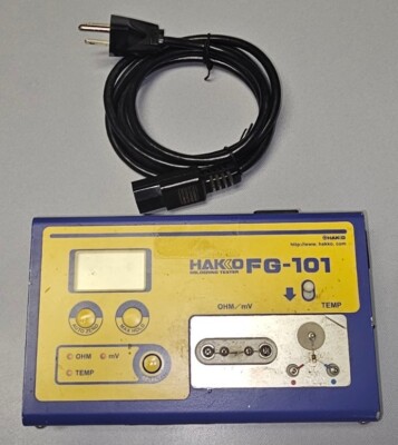 Hakko FG-101 FG101 Soldering Iron Tester w/Power Cord 120V - Tested - Used