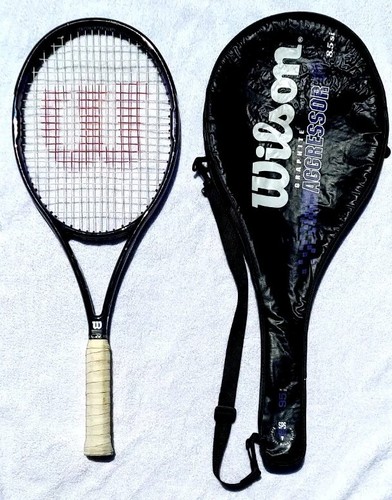 WILSON AGGRESSOR LTD Tennis Racket 95 In. Graphite 8.5 si