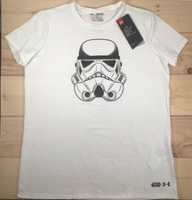 Under Armour Star Wars StormTrooper White T-Shirt Youth Extra Large Unisex | eBay