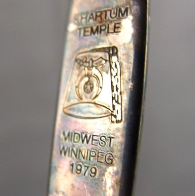 Khartum Temple Set of 3 Spoons A.D. Al Boulton Potentate 1979 Canada FREE SH