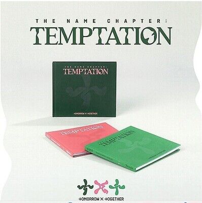 TXT [THE NAME CHAPTER : TEMPTATION] Album CD+Book+Poster(On)+GIFT