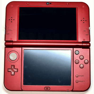 New Nintendo 3DS LL  Metallic Red  Console Stylus Working Tested Japanene ver