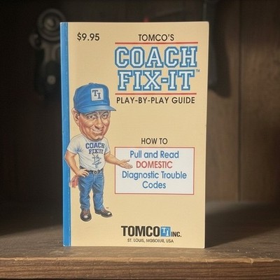 Tomco Coach Fix-It Play-By-Play Guide Domestic Diagnostic Trouble Codes 1994