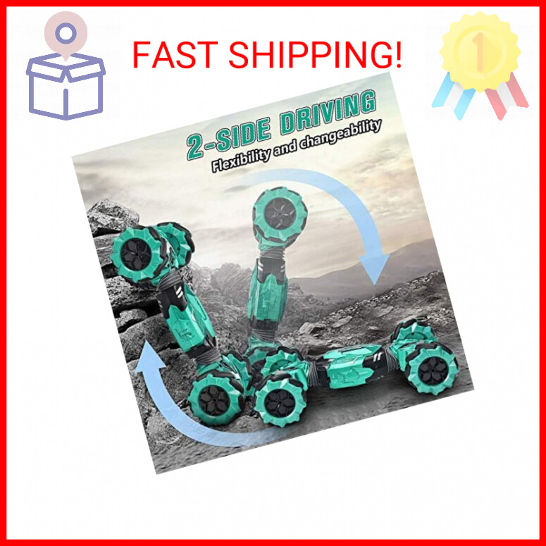 NQD RC Stunt Car 2.4GHz Remote Control Gesture Sensor Toy Car 4WD Transform Doub