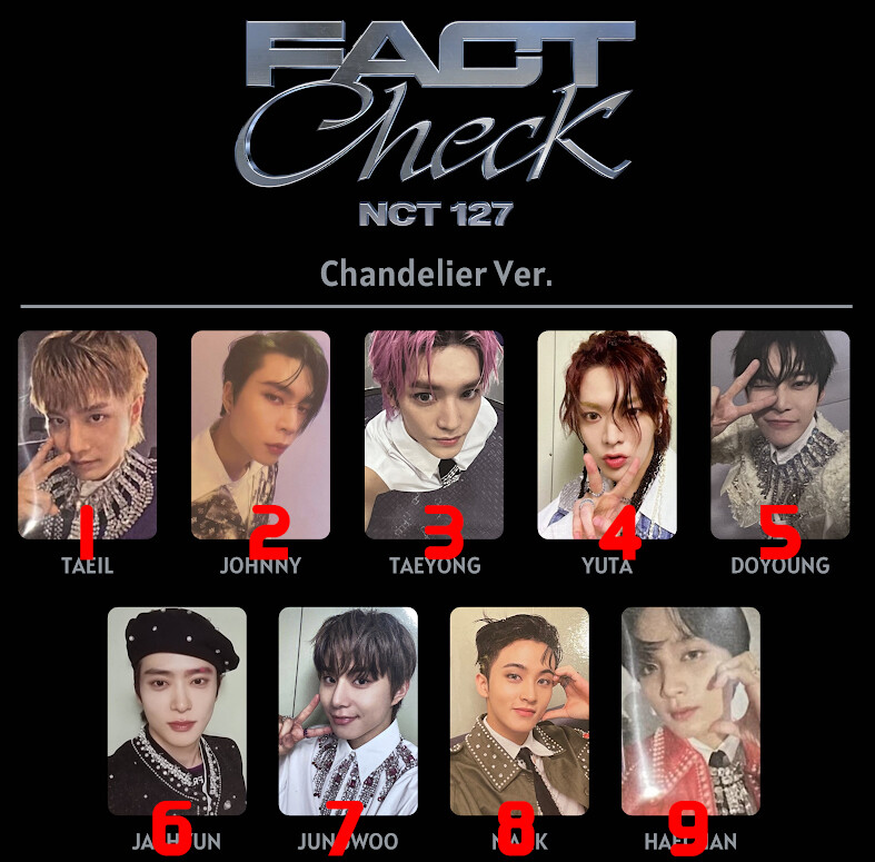 K-POP・アジア NCT127FACT Check NCT 127 - Fact Check [Chandelier Ver.] Official photocard