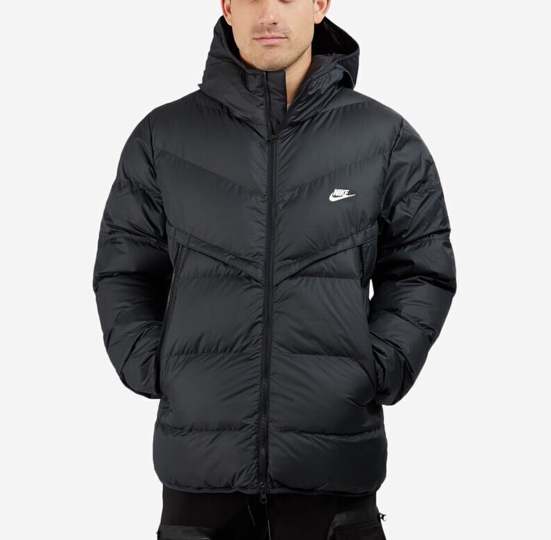 

Nike Storm-Fit Insulated Windrunner Jacket Black White DR9605-010 Мужские XXL 2XL, Черный