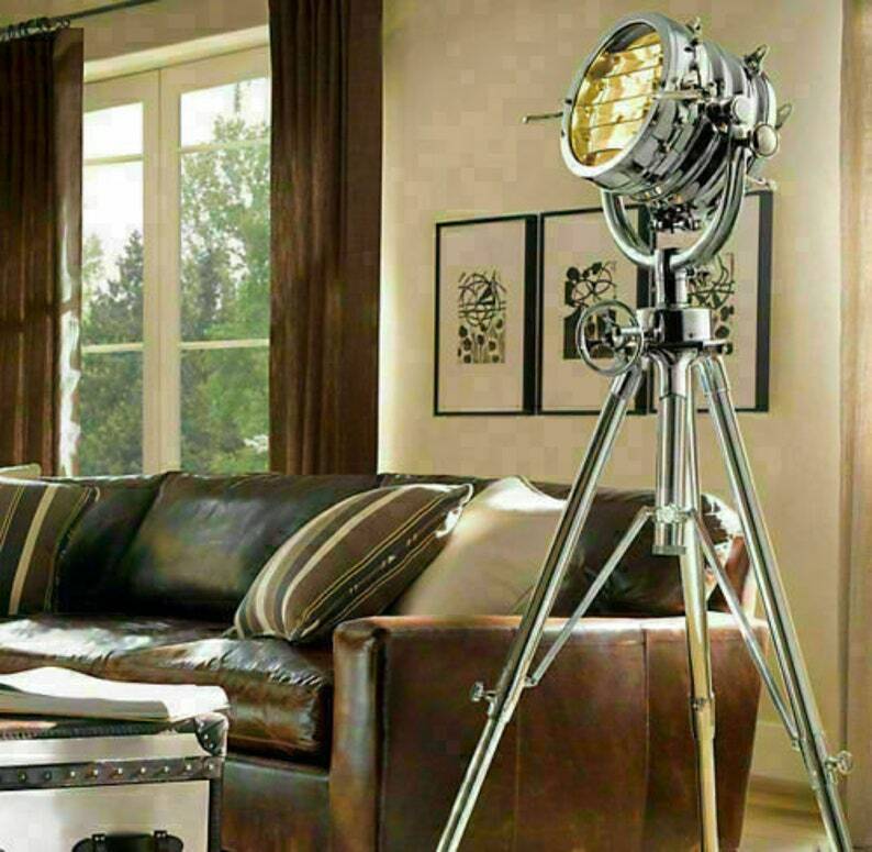 Nautical Royal Master Search Light Floor Lamp Restoration Hardware replica