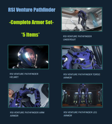 STAR CITIZEN - RSI VENTURE PATHFINDER COMPLETE ARMOR SET